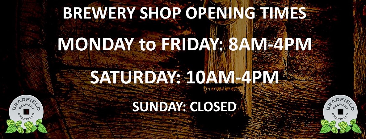 BREWERY SHOP OPENING TIMES